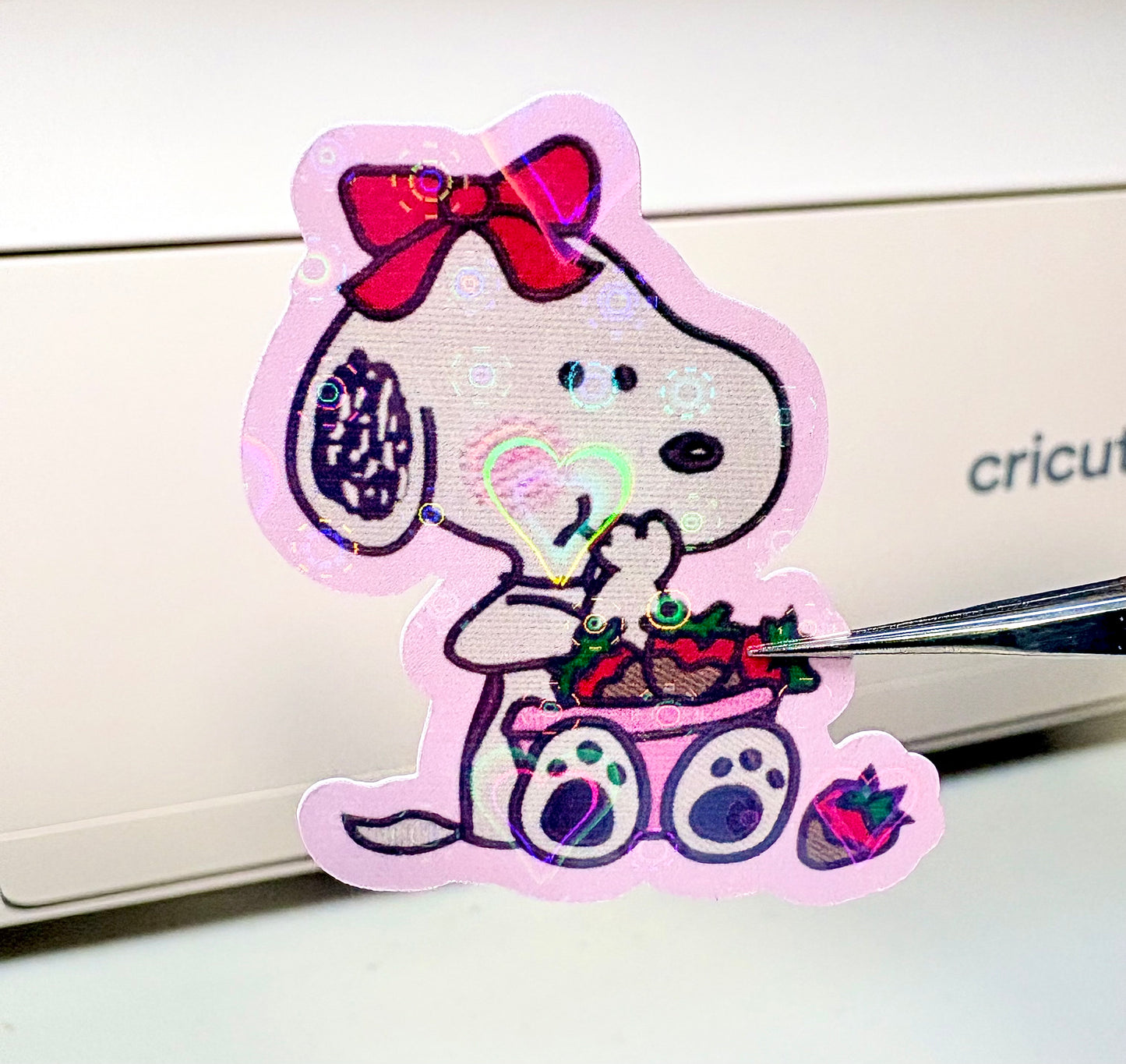 Strawberry Dog Sticker