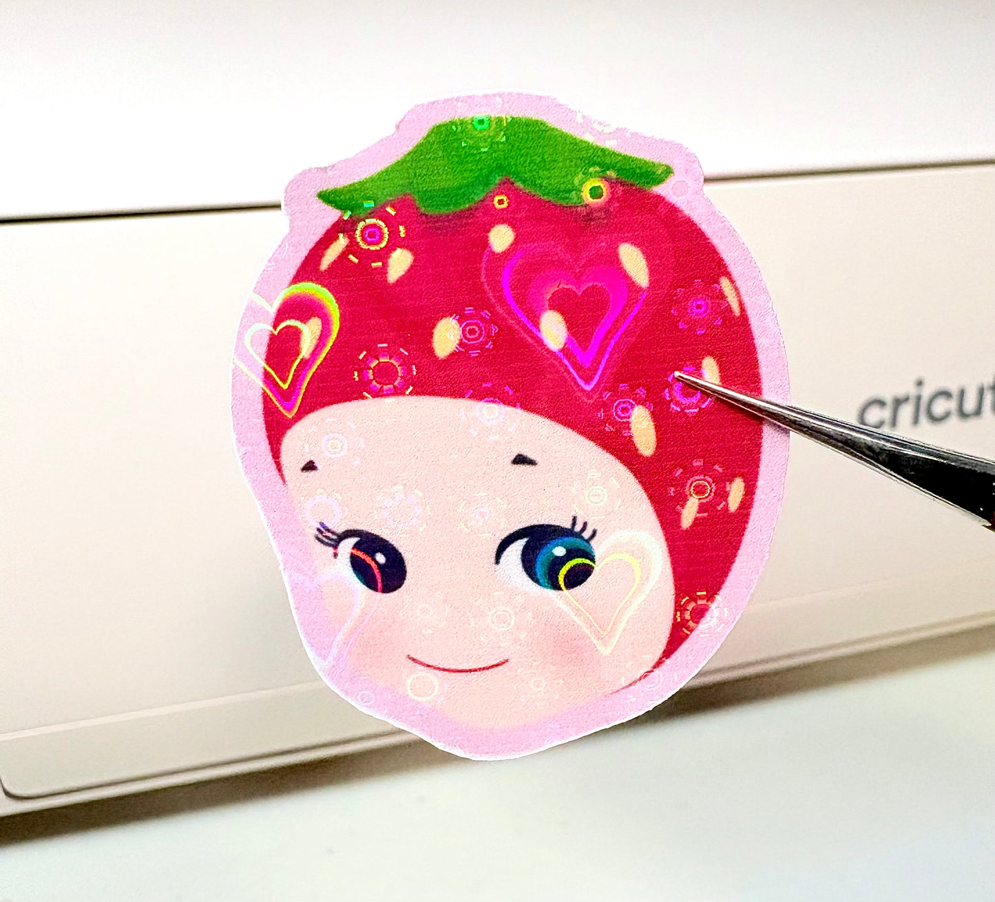 Strawberry Angel Sticker