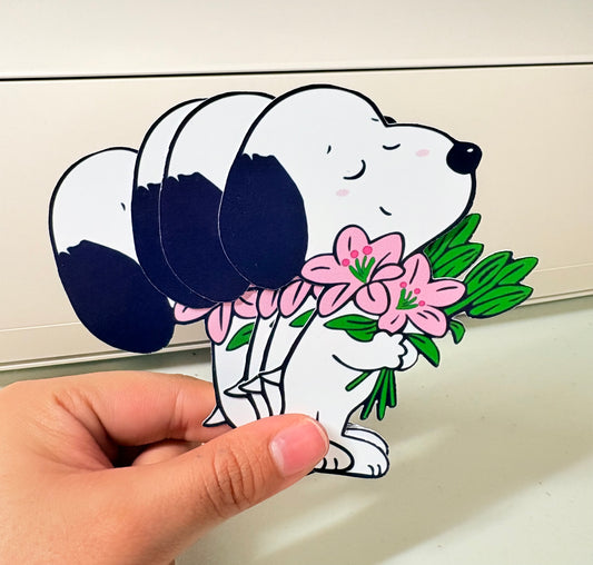 Flower Dog Topper