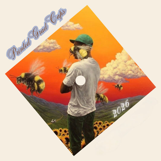 Tyler Printed Grad Cap