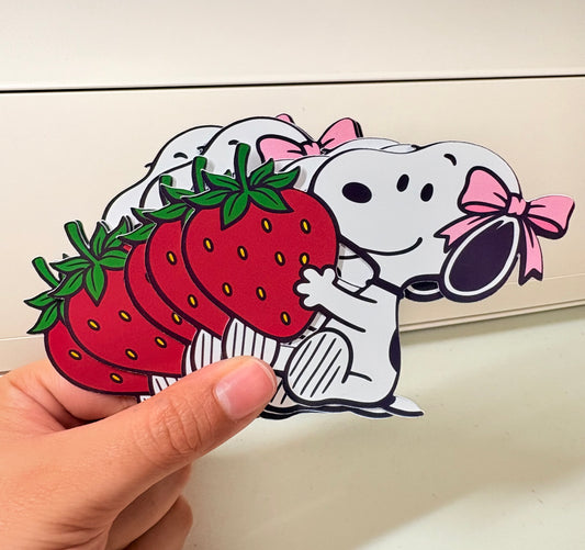 Strawberry Dog Topper
