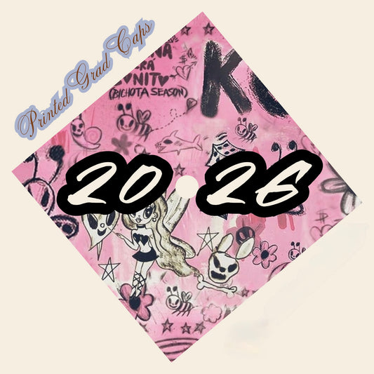 Karol G Printed Grad Cap