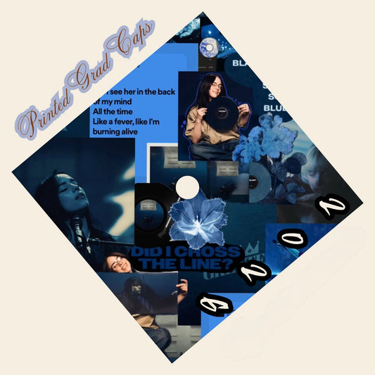 Billie Printed Grad Cap