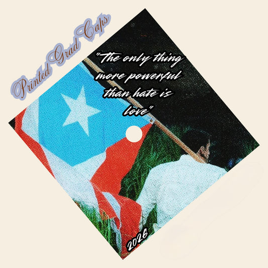 Benito Printed Grad Cap