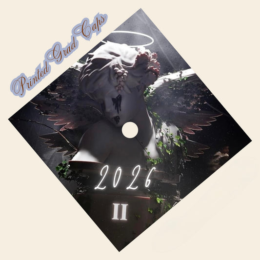 Junior H Printed Grad Cap