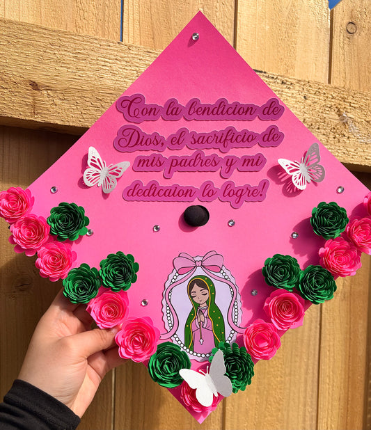 Virgencita Grad Cap