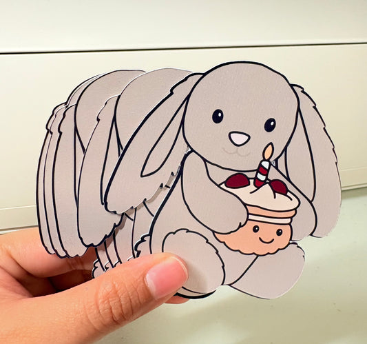 Birthday Bunny Topper