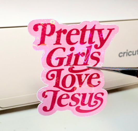 Love Jesus Sticker